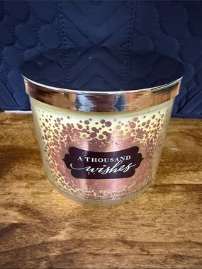 Bath & Body Works A Thousand Wishes 3-Wick Scented Candle 14.5 oz, NWT